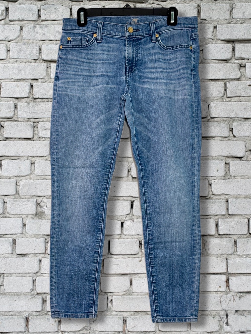 Women’s 7 for all Mankind Cropped Gwenevere Skinny Jeans Size 29